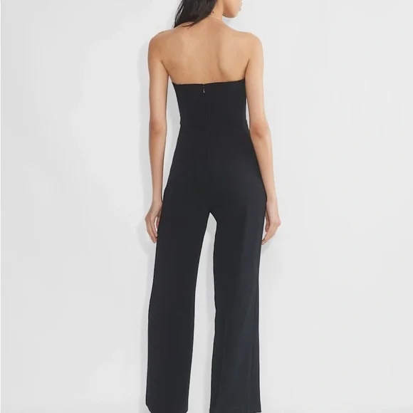 Aritzia Wilfred Black endless Strapless Jumpsuit sz 8 - Picture 4 of 8
